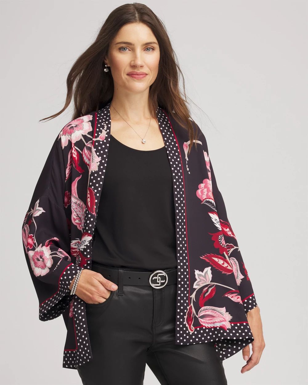 Short Floral Kimono | Chico's